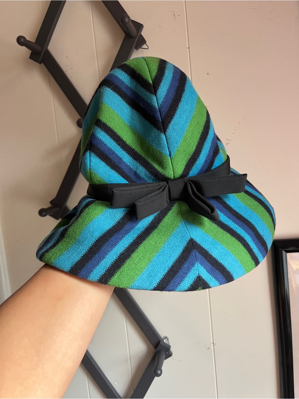 1950s/1960s Vintage Chevron Hat